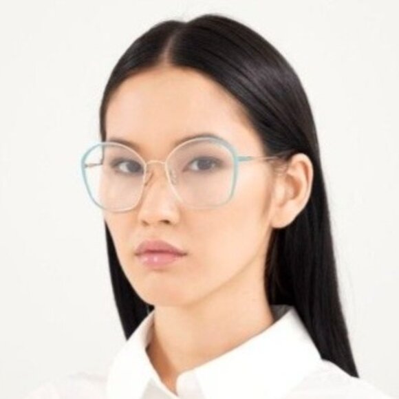 NEW CHLOE EYEGLASSES BLUE WOMEN EYEWEAR CHLOE CH0017OA 002 - Picture 2 of 3